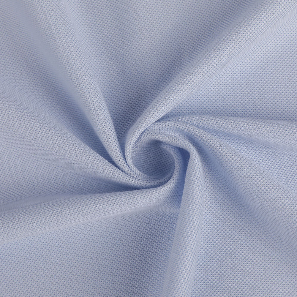 Pique Mesh Soft Island Cotton La Liquid Ammonia Skin-friendly na tela na angkop para sa Polo