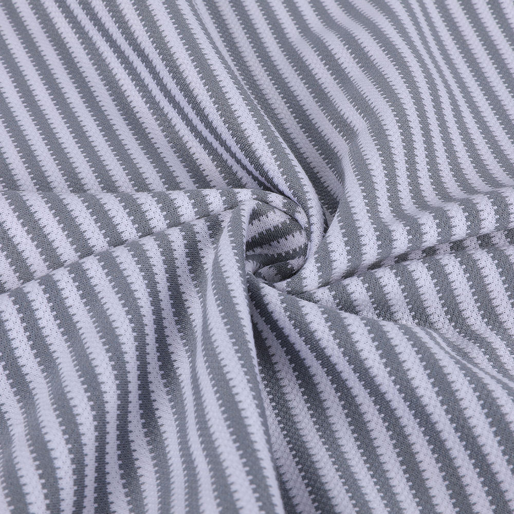 Solong jacquard eco-friendly la glossy stripe 10/90 mulberry sutla cotton tela