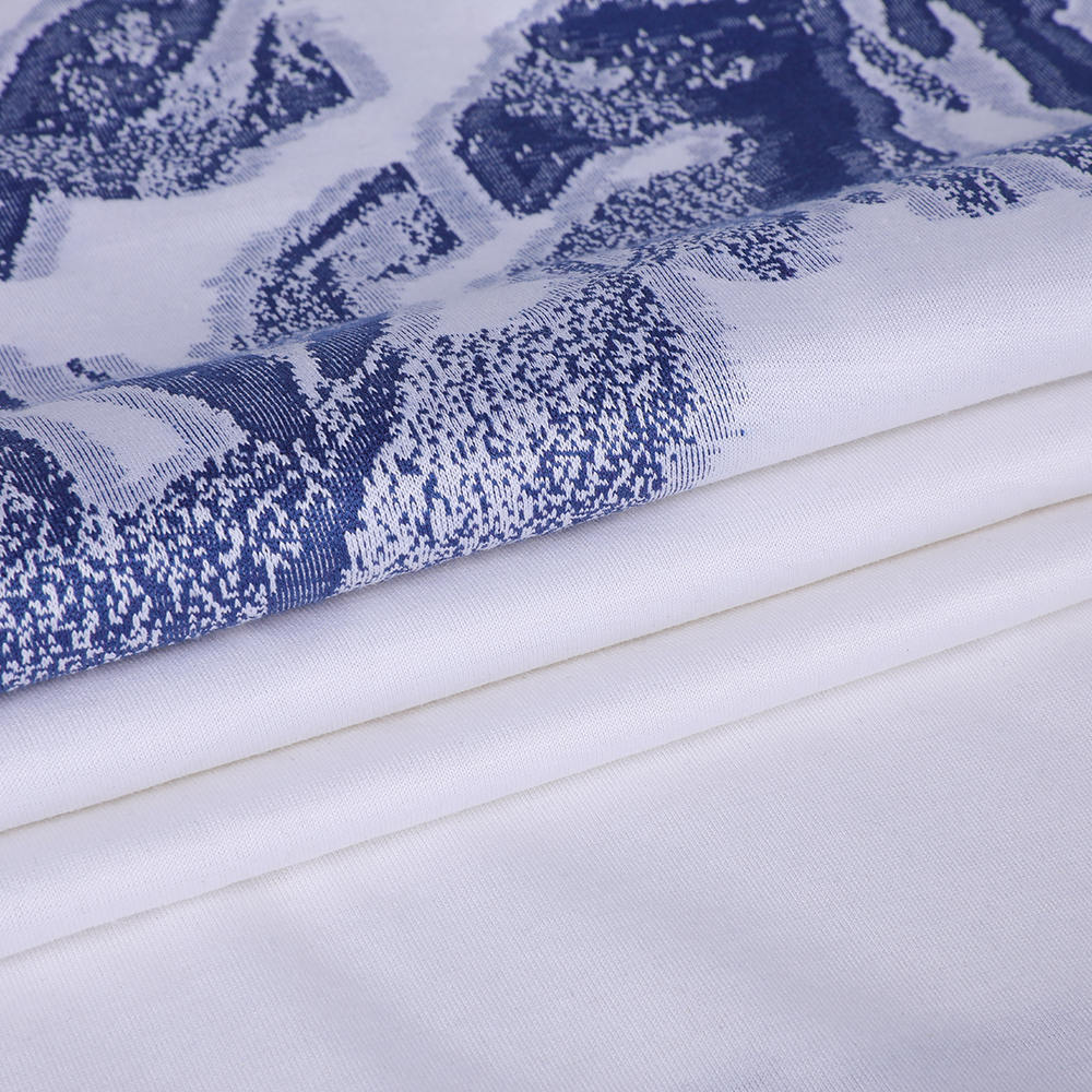 Jacquard Trim Thread Eco-Friendly Luxury 10/90 Mulberry Silk Cotton Tela Jacquard Trim Thread Eco-Friendly Luxury 10/90 Mulberry Silk Cotton Tela