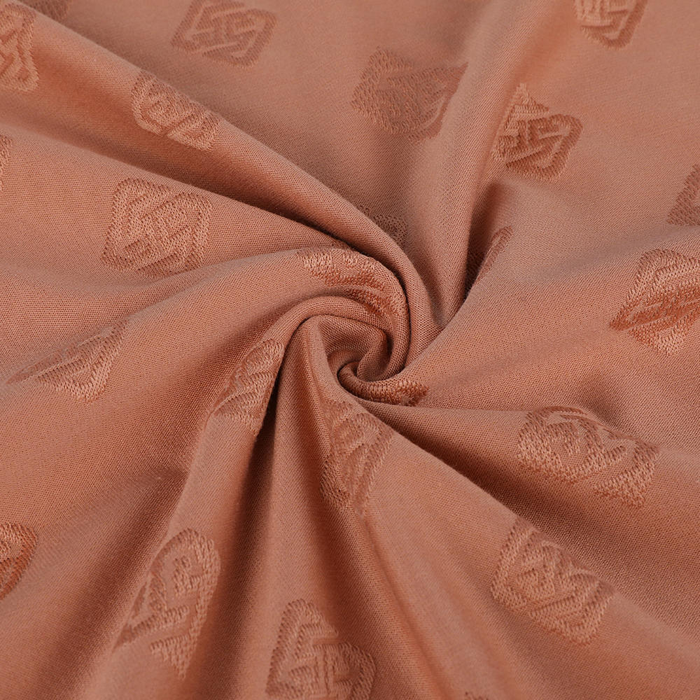 Eco-friendly Jacquard Loop Transfer 10/90 Mulberry Silk Cotton Tela