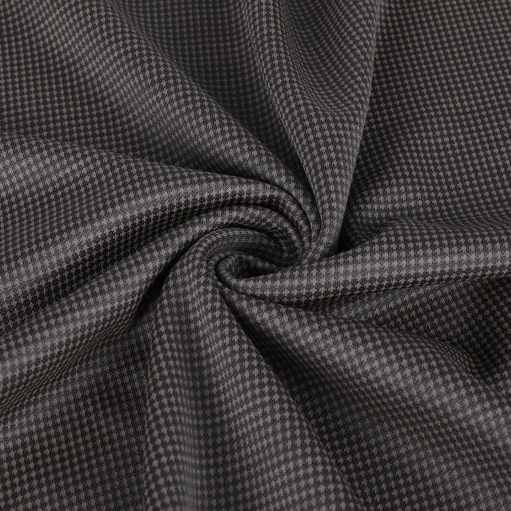 Ang pag-init-patunay na init Double jacquard sutla na tela ng lana