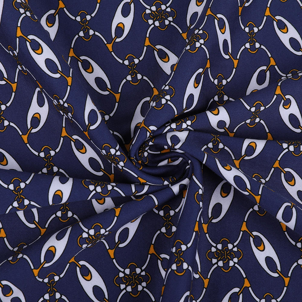 Interlock Eco-Friendly Stretch Liquid Ammonia Digital Printing La Fabric na angkop para sa mga palda